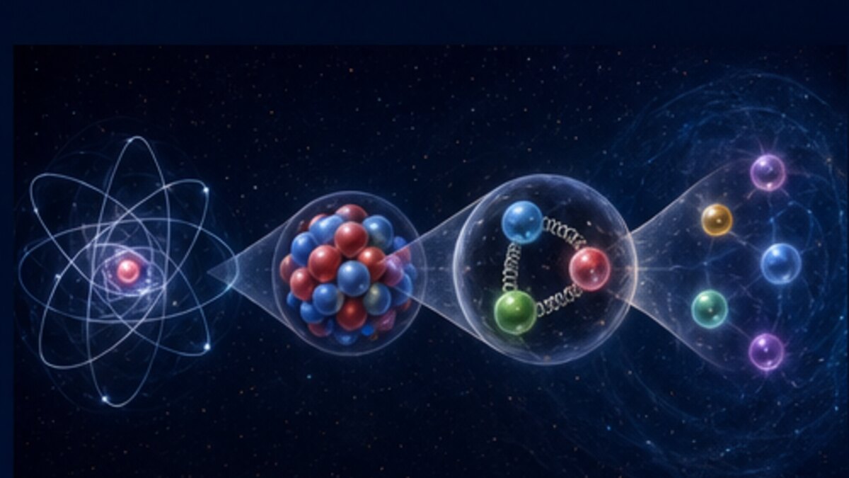 Below the atom